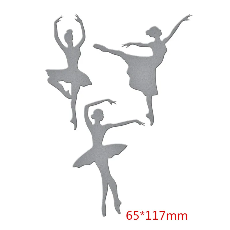 Балетная девушка Just Dance Metal Cutting Dies новинка 2019 трафареты для скрапбукинга DIY бумага