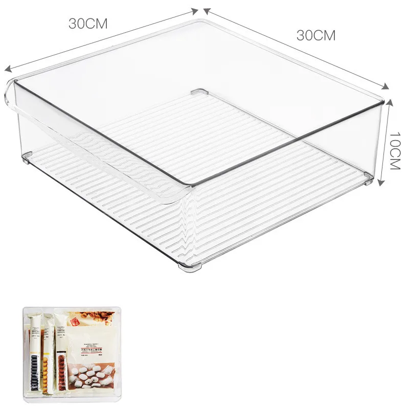 Новый ПЭТ холодильник фрукты и овощи прозрачный ящик для хранения утолщение