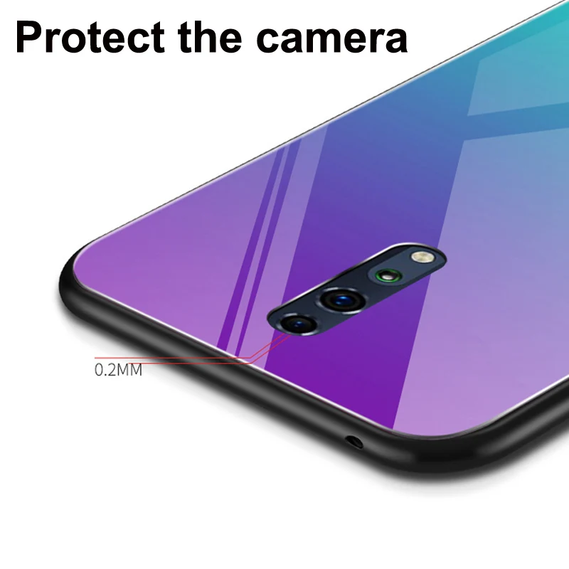 Чехол для OPPO RenoZ Z Твердый чехол из закаленного стекла телефона OPPORenoZ Reno PCDM10