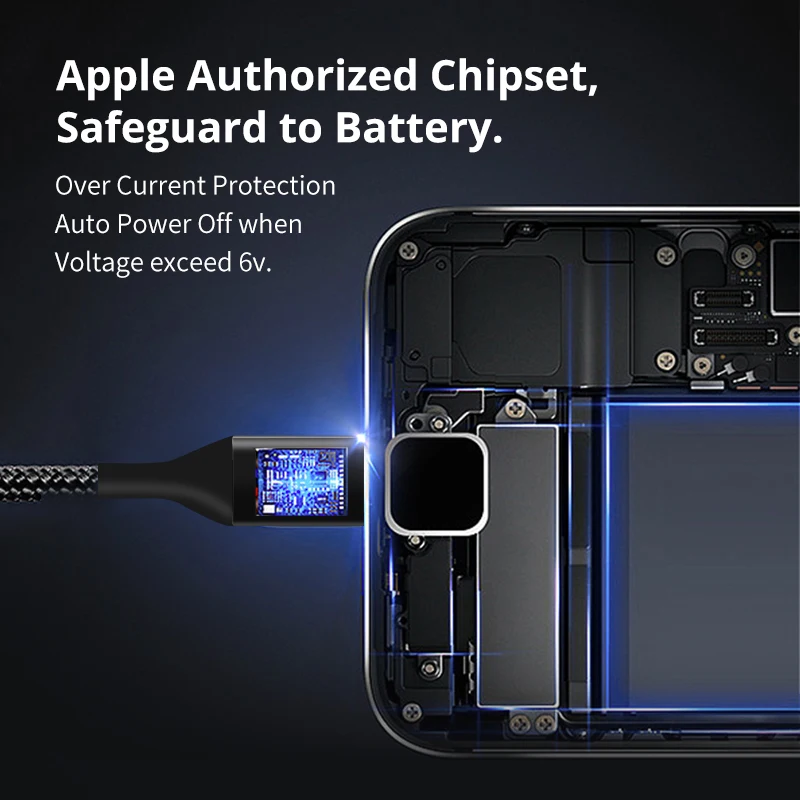 Snowkids USB зарядное устройство для телефона MFi кабель для Lightning-USB кабель для iPhone 11X8 7 6 5 XR XsMax длинный до iOS 12 Синхронизация данных