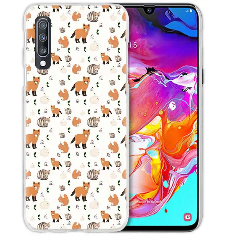 Чехол для samsung Galaxy A50 A70 A20e A40 A30 A20 A10 A8 A6 Plus A9 A7 жесткий прозрачный чехол для телефона