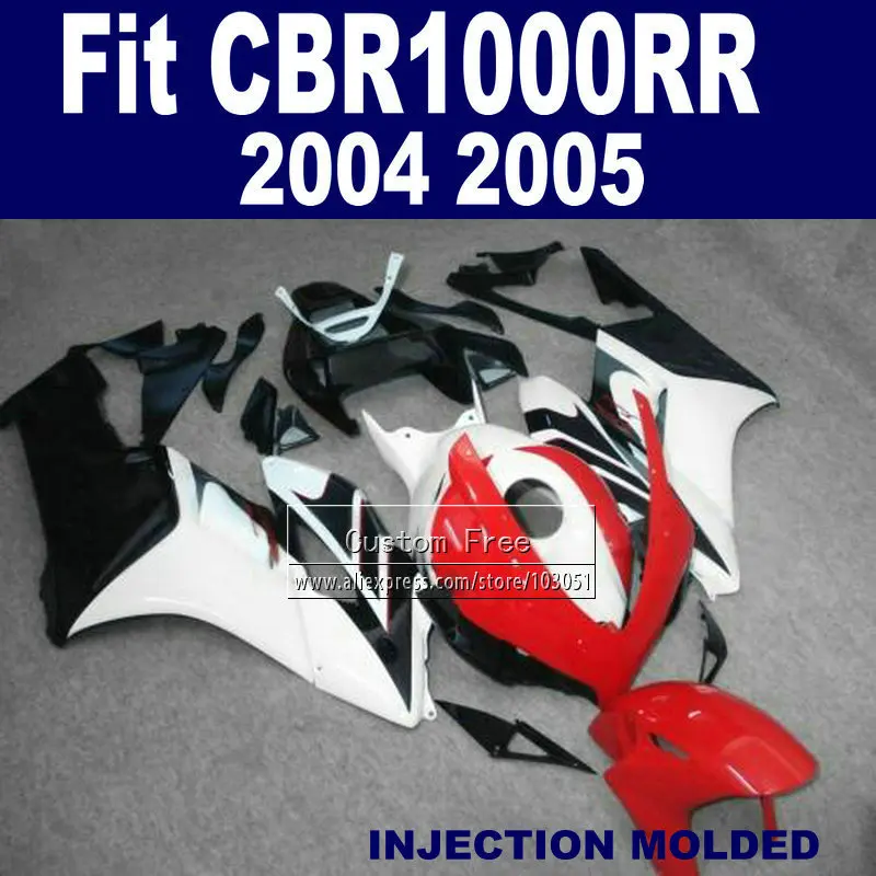 2015 детали обтекателей под заказ для Honda CBR1000RR 2004 2005 CBR 1000 RR 04 05 1000RR красные черные