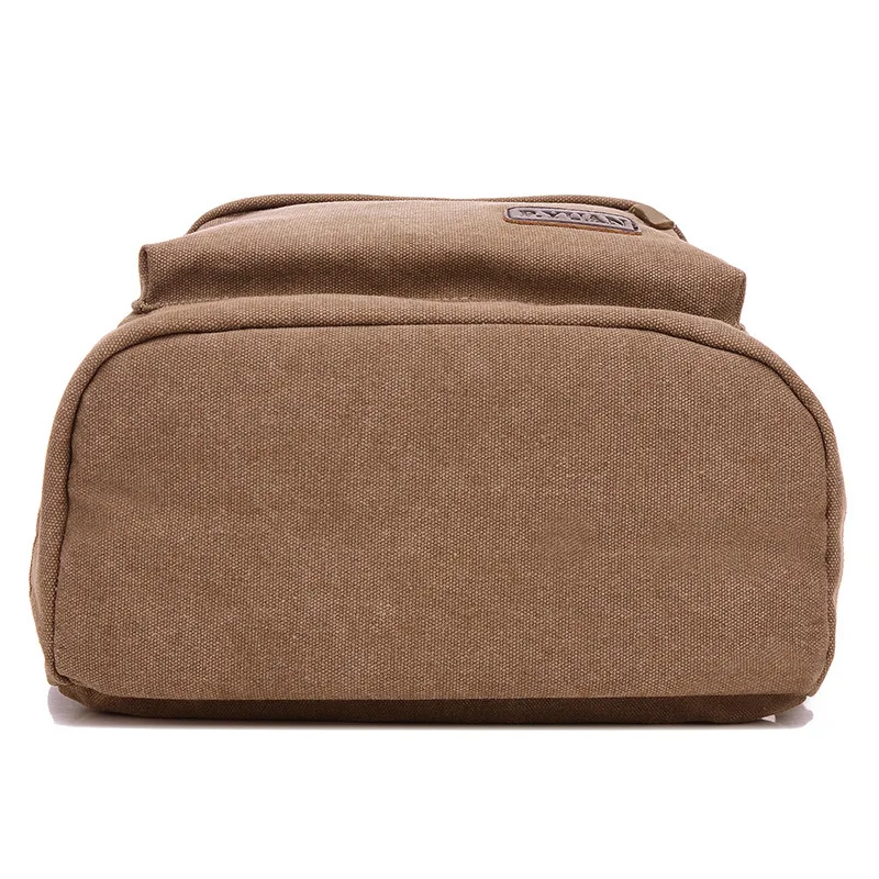 2018 Холстинный винтажный простый школьный рюкзак подростков Рюкзак для мужчин /