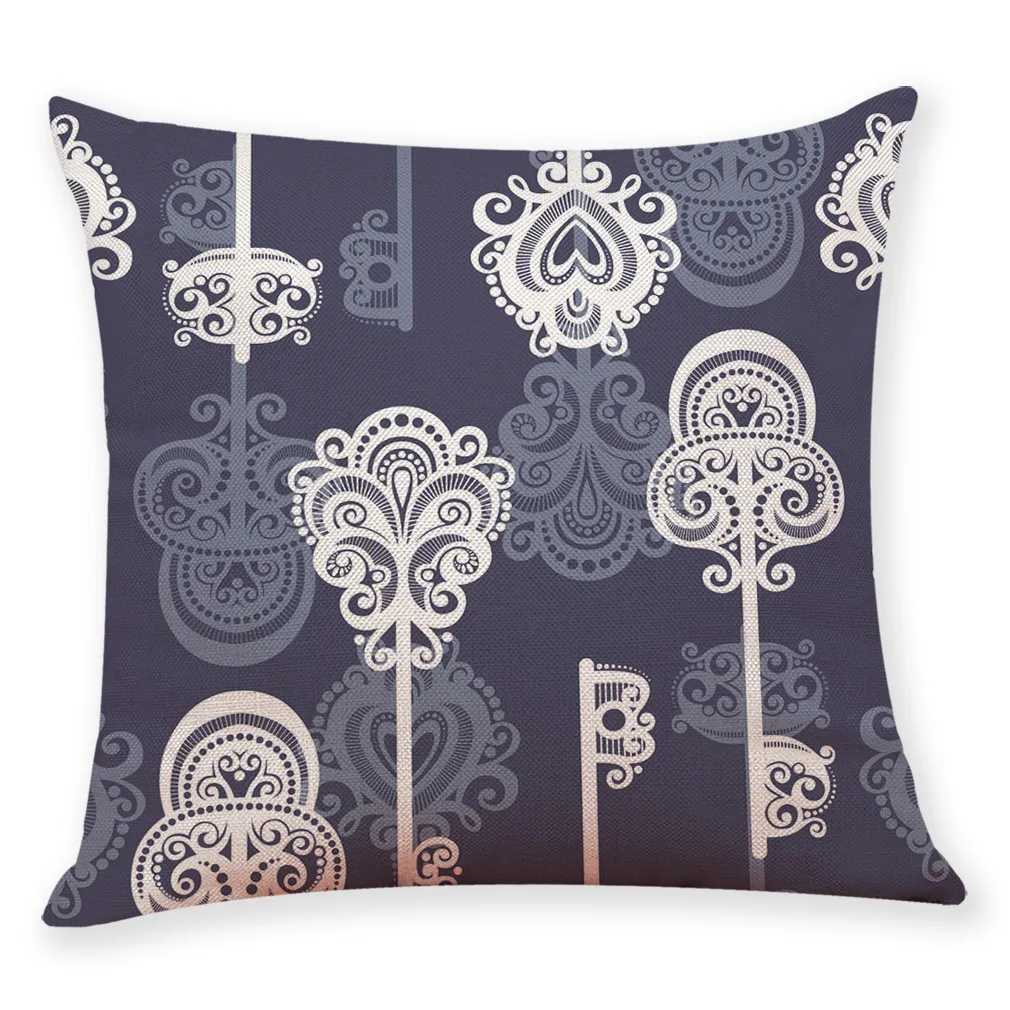 Наволочки с геометрическим принтом хлопковые линии украшение для дивана кровати