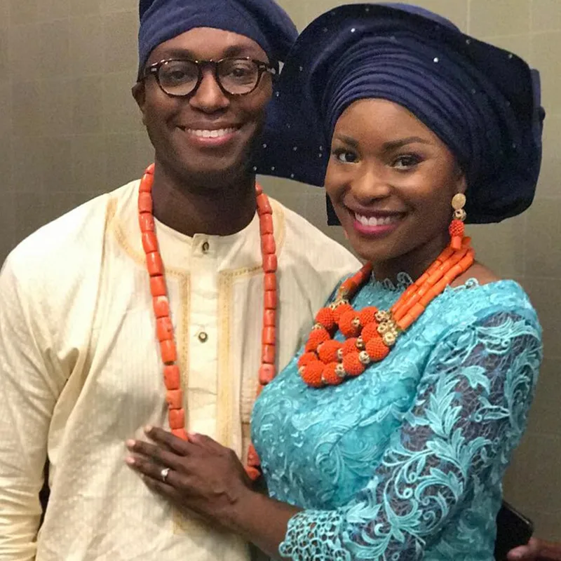 2017 нигерийский Свадебный комплект ювелирных изделий в африканском стиле