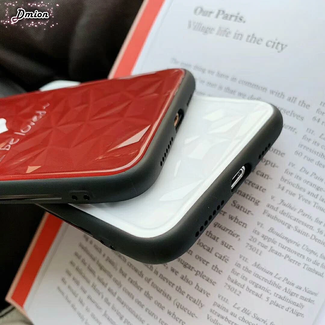 Простой Модный чехол Love hearts для iPhone Xr Xs Max X 8 7 6 6S Plus Мягкая силиконовая задняя