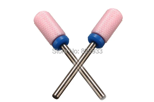 1 шт. 3/32 ''хвостовик Гладкий Топ розовые керамические сверла для ногтей