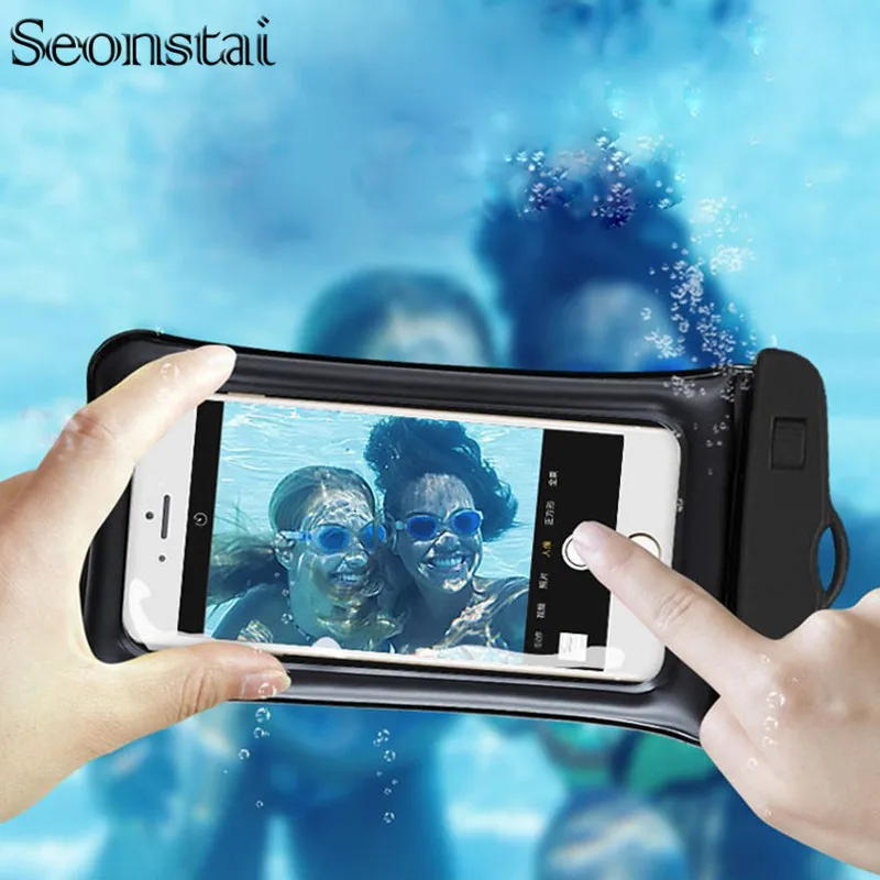 

Universal Phone Waterproof Pouch Cell Phones Portable Bag Convenient Lightweight Useful Practical Underwater Sealed Touch Capa