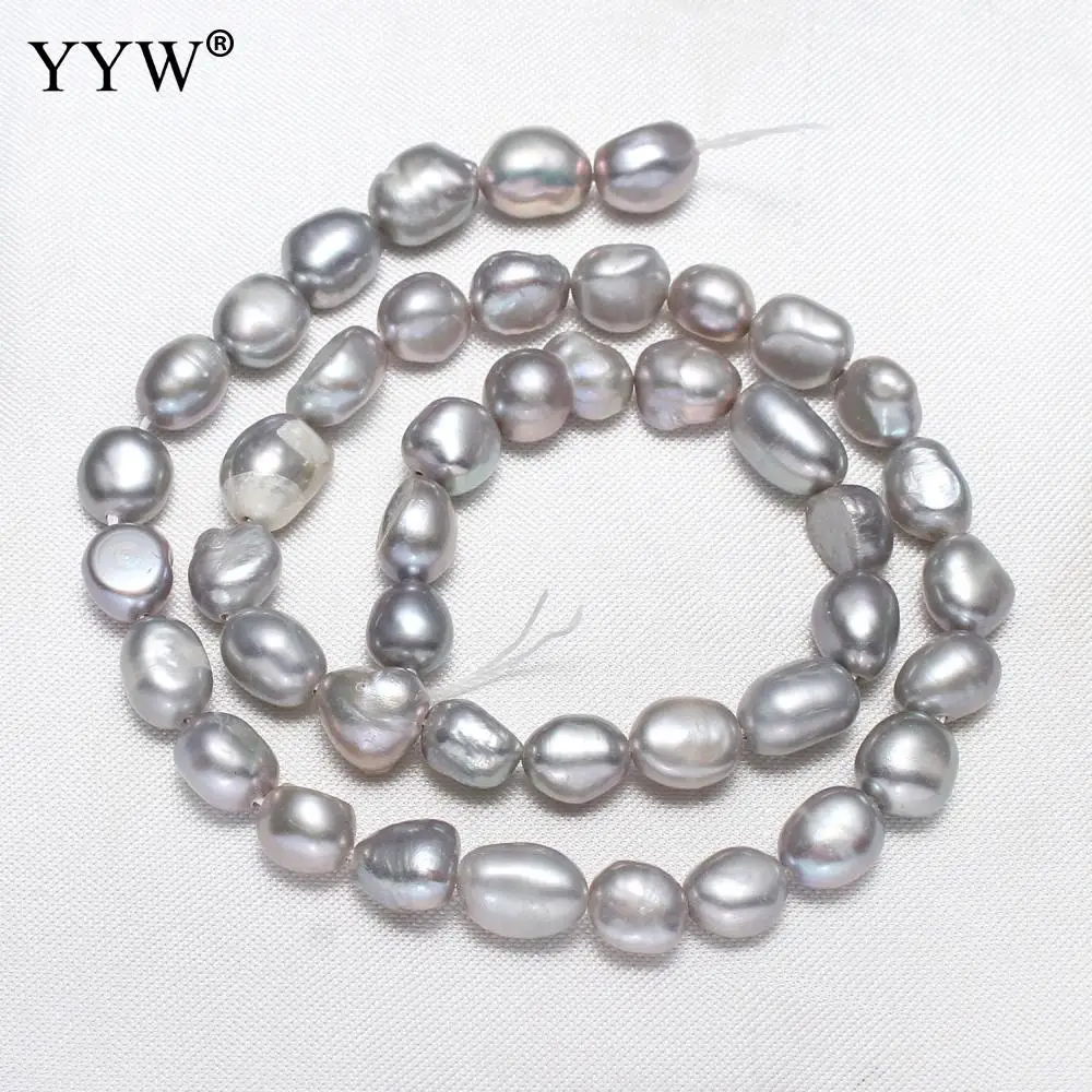 Бусины из пресноводного жемчуга в виде выращенного картофеля YYW 15 дюймов нитка 7-8