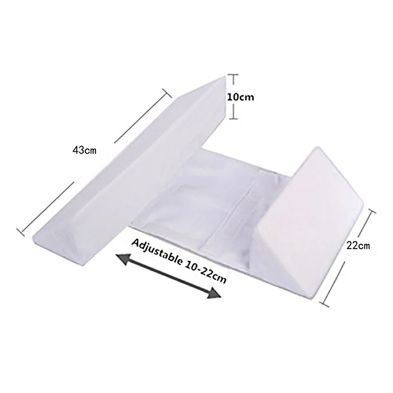 Детская подушка для сна на боку детская мягкая с клиновидным позиционером