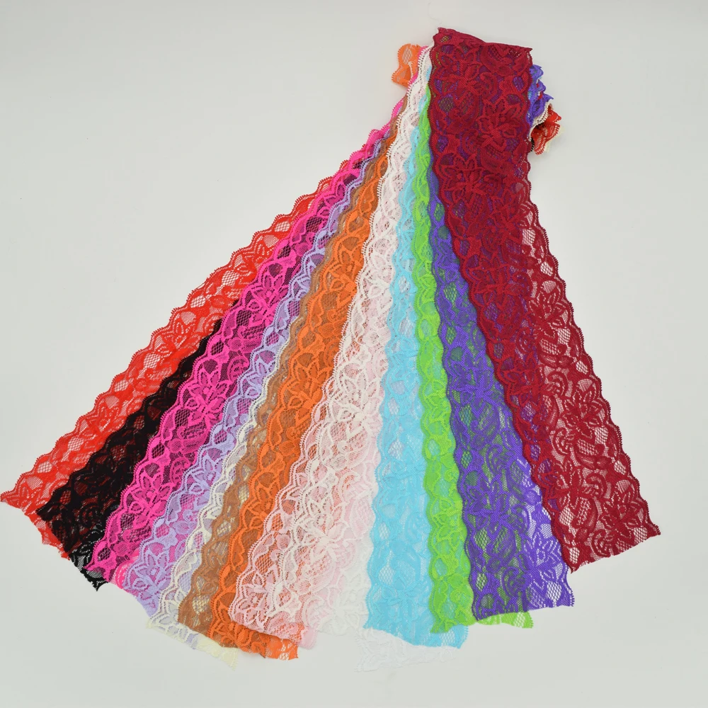 200 ярдов красивое кружевное эластичное цветочное белье повязка на голову кружево
