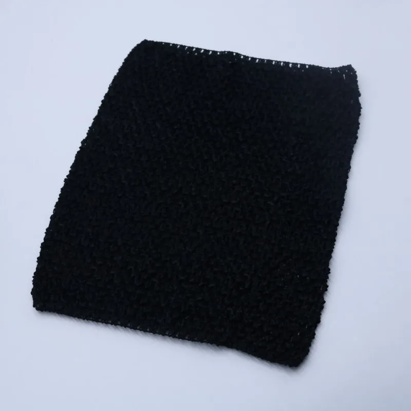 1 black 24X32 см тюль, ткань для юбки-пачки, вязанная катушка, вязанная крючком на груди, сделай сам, тюбик, подарок на день рождения, повязка на голову, юбка, Швейные аксессуары - Цвет: 1 black