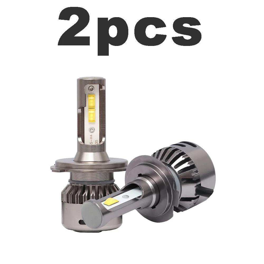2pcs Aslent H7 светодиодный объектив 55 Вт/лампа 20000LM 6500 LED Canbus Error Free H4 H11 H8 H1 HB3 9005 HB4 9006 для авто фары автомобиля 12 v - Испускаемый цвет: 2pcs