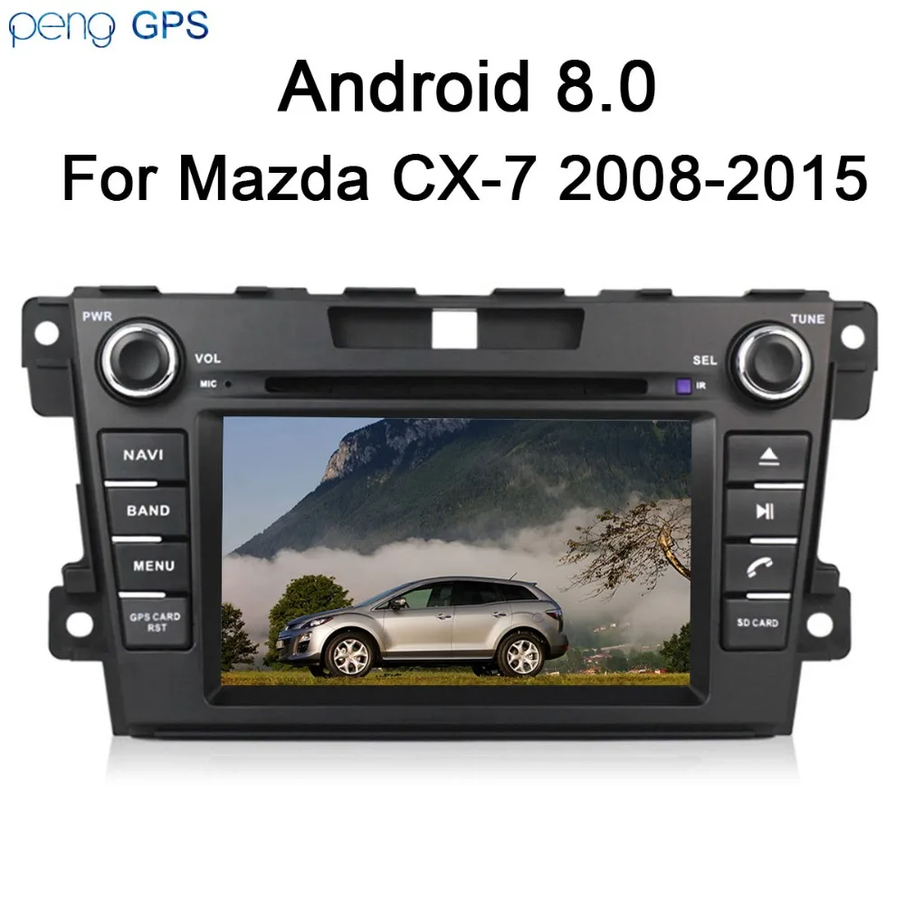 Android 8 0 7 1 автомобильный dvd плеер комплект с gps навигатором для Mazda CX 2009 2016 стерео