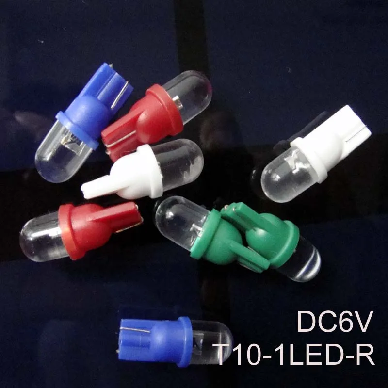 

High quality 6V T10 led warning light,6V w5w 168 194 501 led instrument lights free shipping 100pcs/lot
