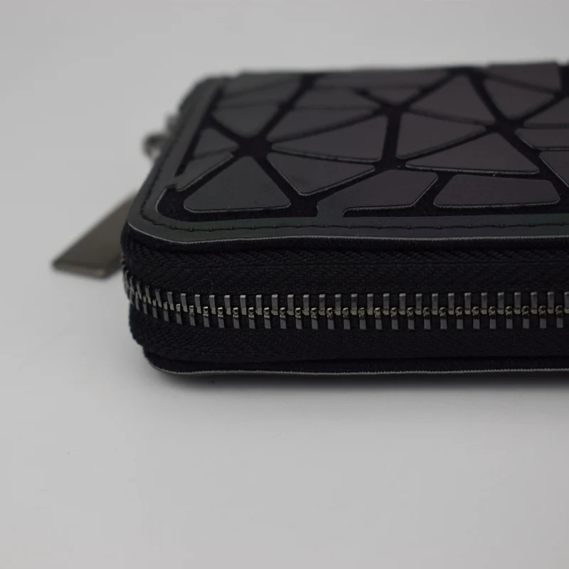 New Women Short Wallet Geometric Luminous Wallet Female Min Clutch Bags Standard Wallet Purse Card Holder Noctilucent purse