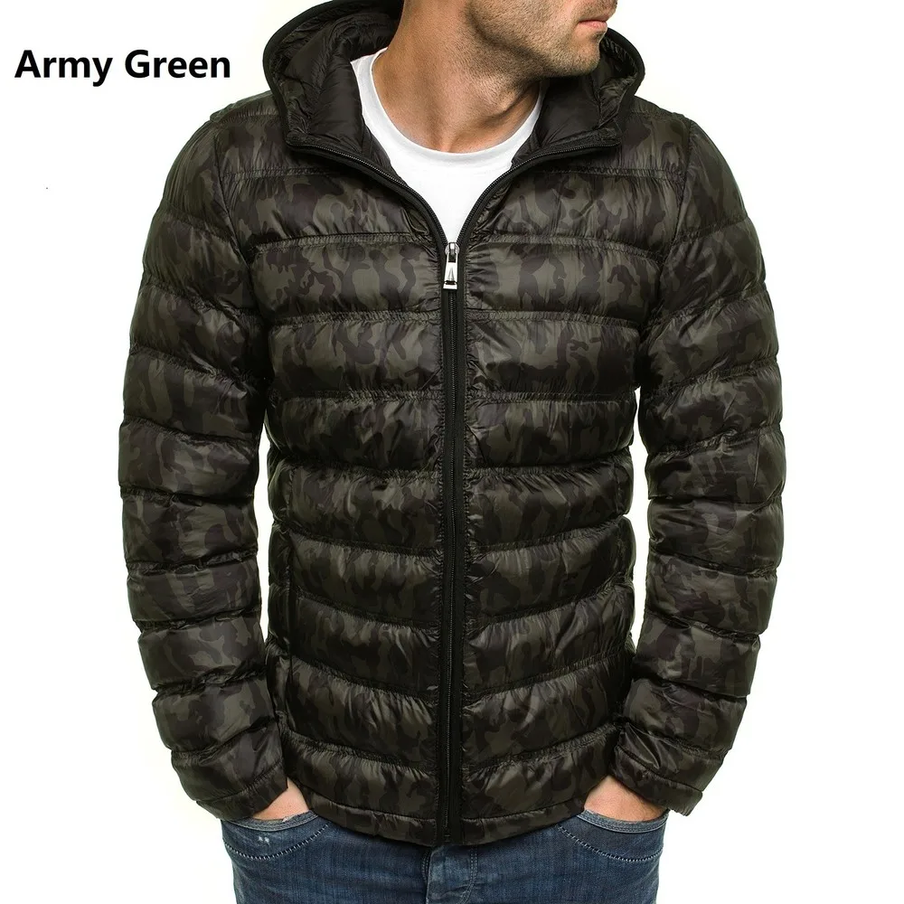 ZOGAA брендовая Новая мужская куртка зимняя теплая верхняя одежда пальто с