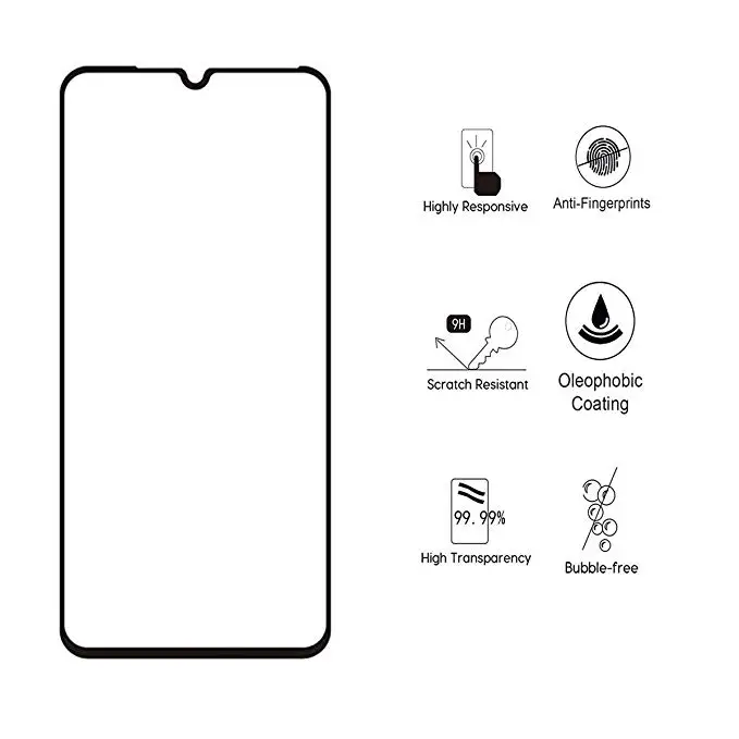 Для Xiaomi mi 9 SE 9SE полное покрытие Закаленное стекло Защитная пленка Клей закаленное