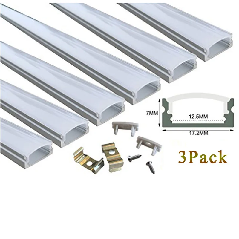 3 шт./упаковка алюминиевые зажимы для крепления светодиодных лент 9 х17 мм|Цоколи