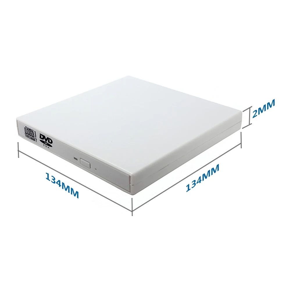 Ultra Thin External USB 2.0 CD-ROM CD-Driver CD/DVD Optical Driver Portable For PC Laptop Windows XP WIN 7 #828 | Компьютеры и офис