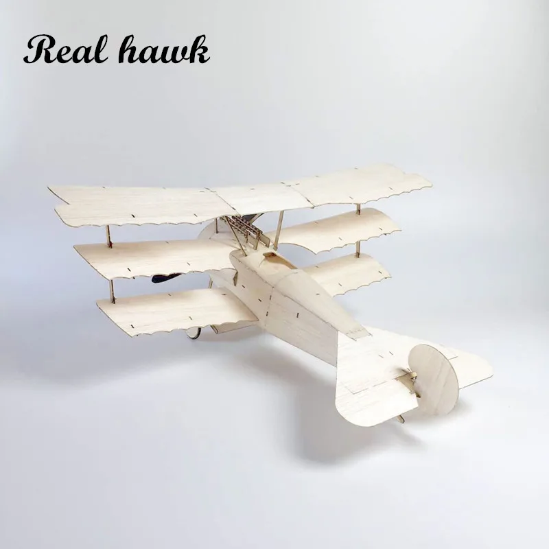 MininimumRC самолет лазерная резка самолетик из пробкового дерева комплект Fokker DR.1