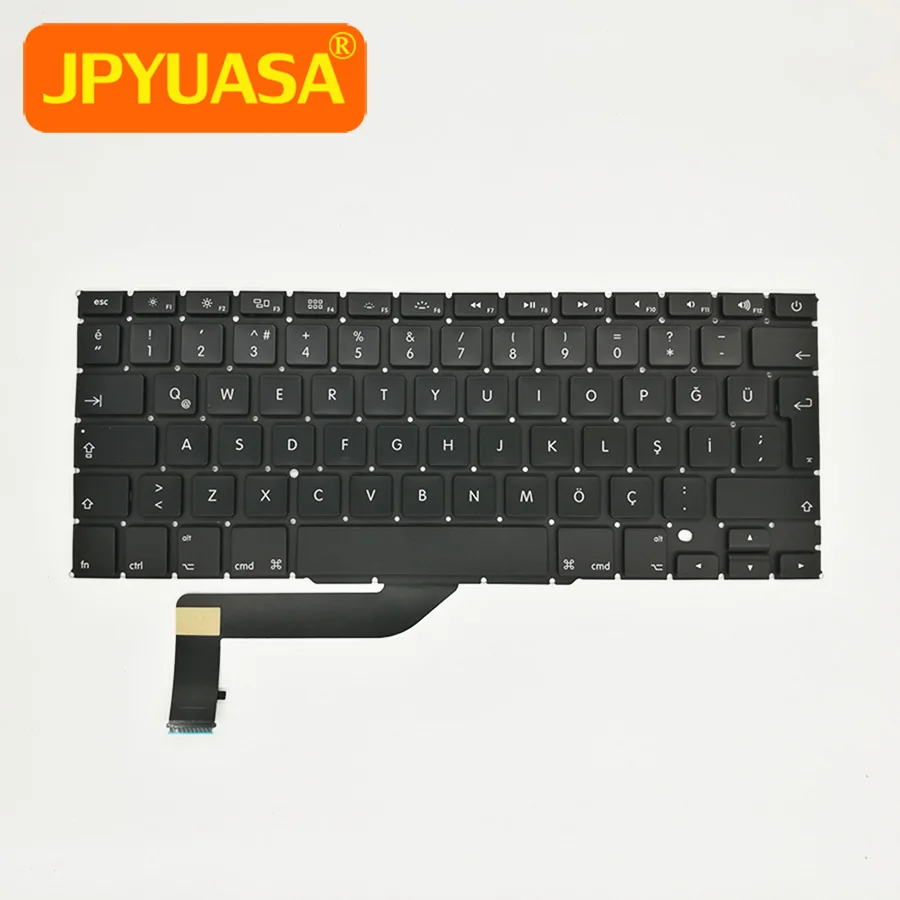 5 шт. Новая турецкая Клавиатура TR для MacBook Pro Retina 15 дюймов A1398 Турецкая клавиатура
