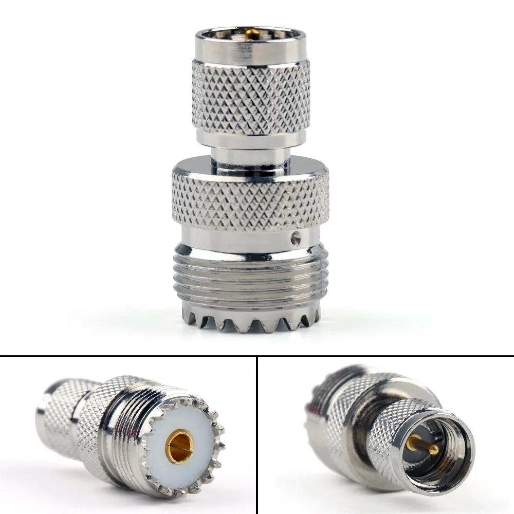 Areyourshop SO239 UHF гнездо штекер для мини разъем прямой F/M 50Ohm 1 шт. высокое качество