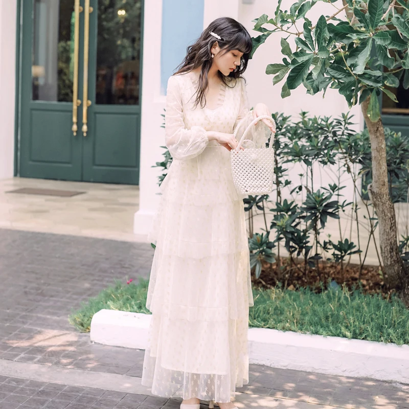 Женские сетчатые платья со звездами Пляжное Платье во французском стиле лето 2019 |