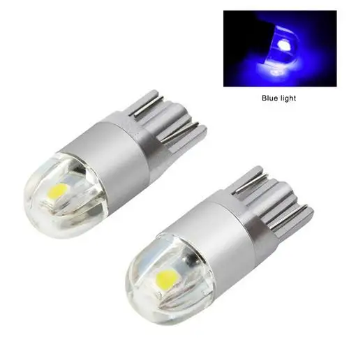 B 1 шт. ультра яркий T10 3030 2SMD Автомобильный светодиодный декоративный светильник 12В декодирование габаритный Светильник Ширина дневной ходовой светильник лампа для парковки - Испускаемый цвет: B