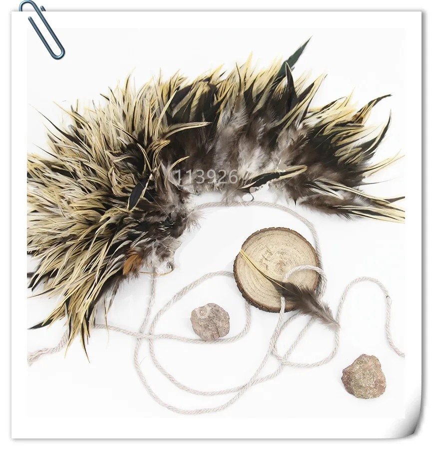 Горячее предложение! Оптовая продажа один пучок натуральные перышки петуха 4-6