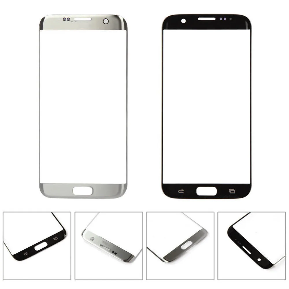 Переднее внешнее стекло крышка объектива Замена для Samsung Galaxy S6 S7 Edge G925 G935 G935F G935FD