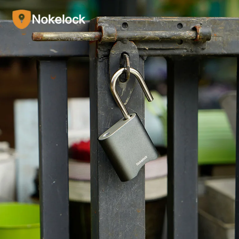 Nokelock Умный Замок Bluetooth приложение Пароль замок IP65 Водонепроницаемый Открытый электронные замки без ключа Противоугонный небольшой дверной замок