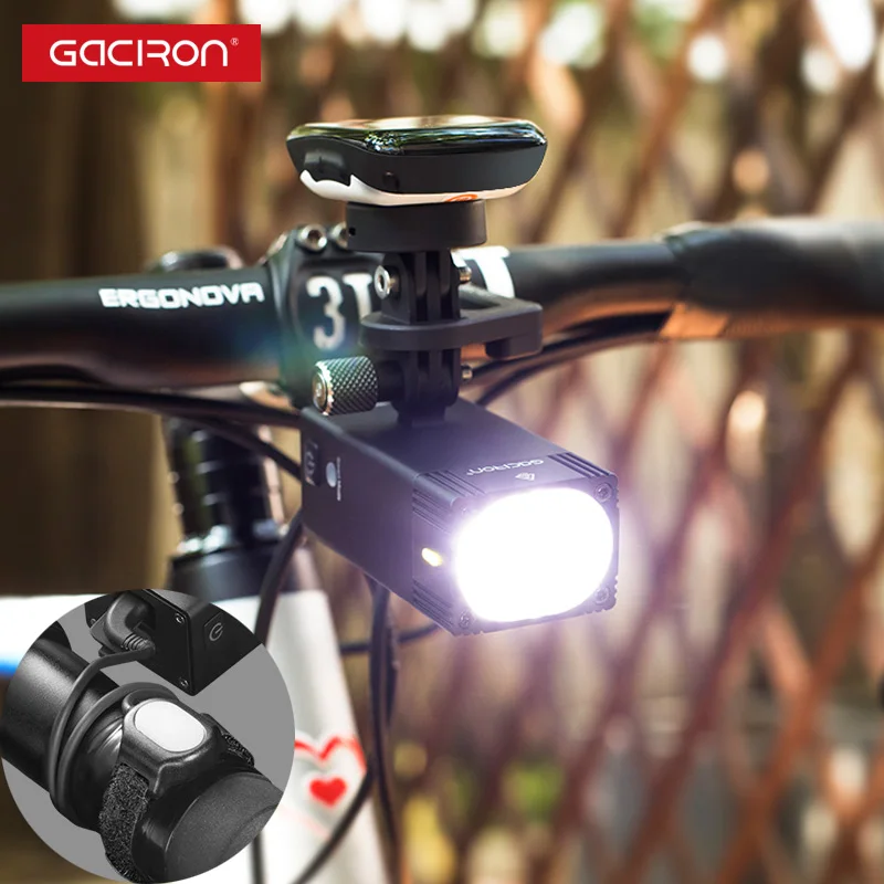 Gaciron 1000 1600 люмен светильник рь GoPro держатель крепления перезаряжаемый