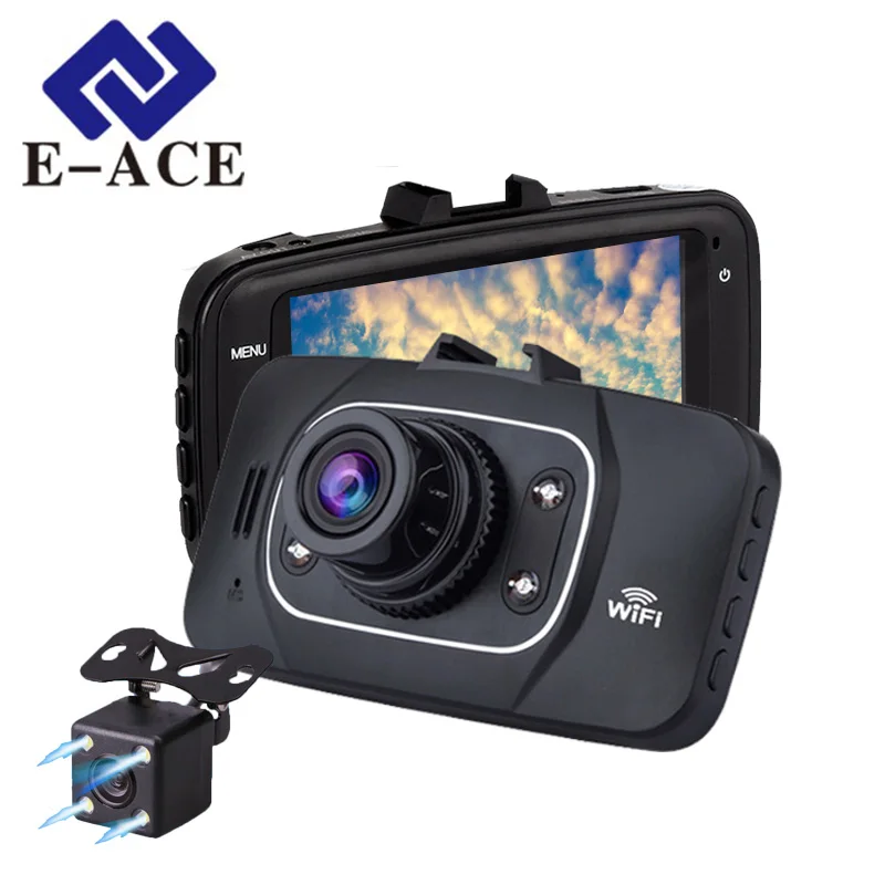 E ACE Скрытая WiFi Мини Автомобильный видеорегистратор Full HD 1080 P видеомагнитофон