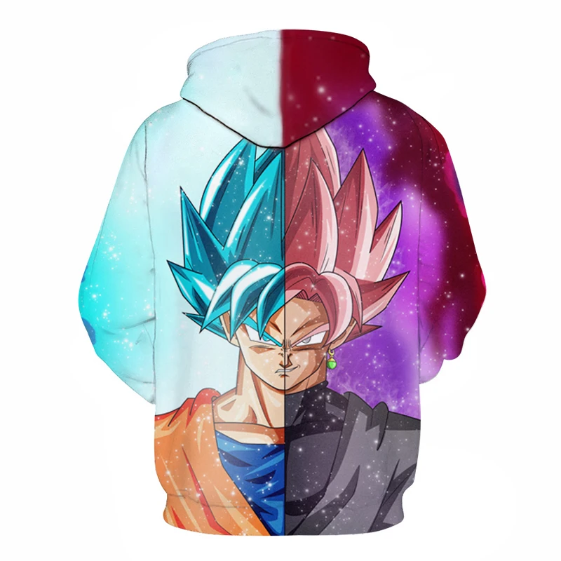 Худи Dragon Ball для мужчин и женщин 3D Толстовка Dragon Ball толстовка с Гоку аниме модные повседневные спортивные костюмы толстовка с капюшоном для мальчиков пуловер