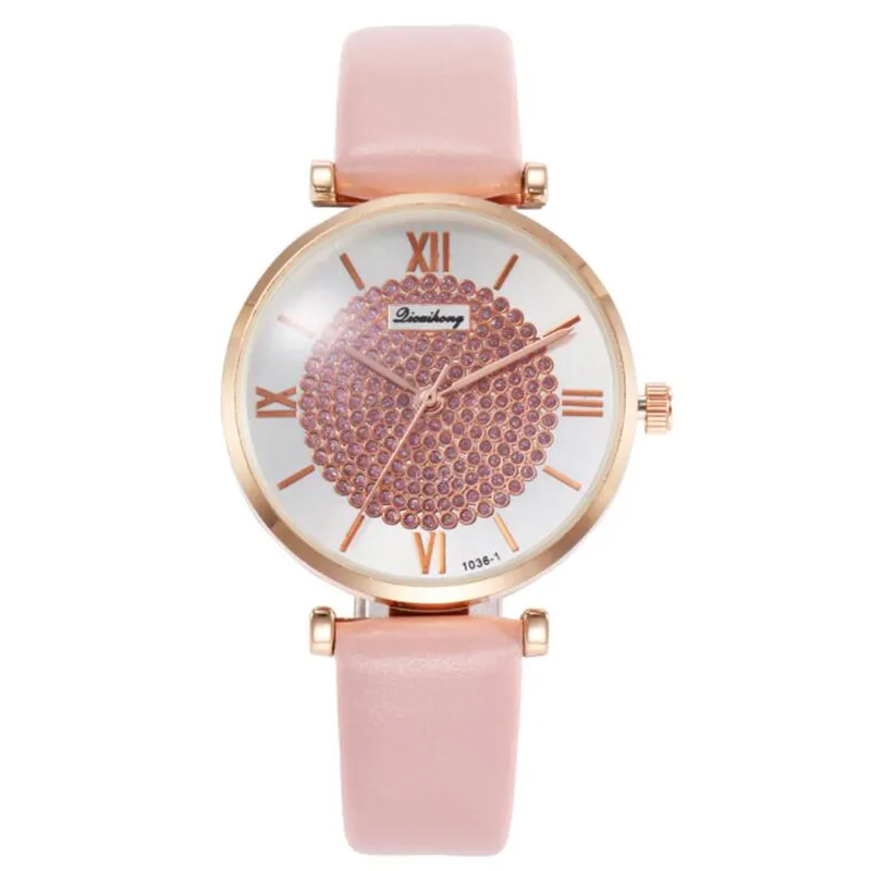 Кварцевые часы для женщин роскошные модные повседневные женские ремешок из