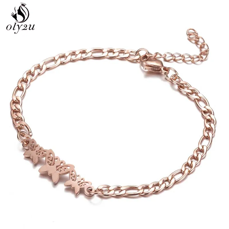 Oly2u Lucky Star лунные браслеты для Для женщин серьги в виде планет Нержавеющая сталь цепь браслет с шармом дружба Femme Bijoux(украшения своими руками