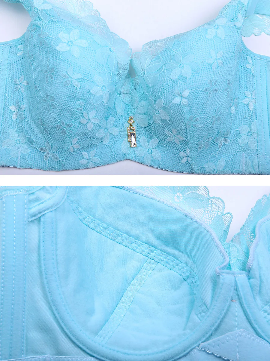 Женский бюстгальтер с пуш-апом Vivninod кружевной бюстгальтер-жилет большого