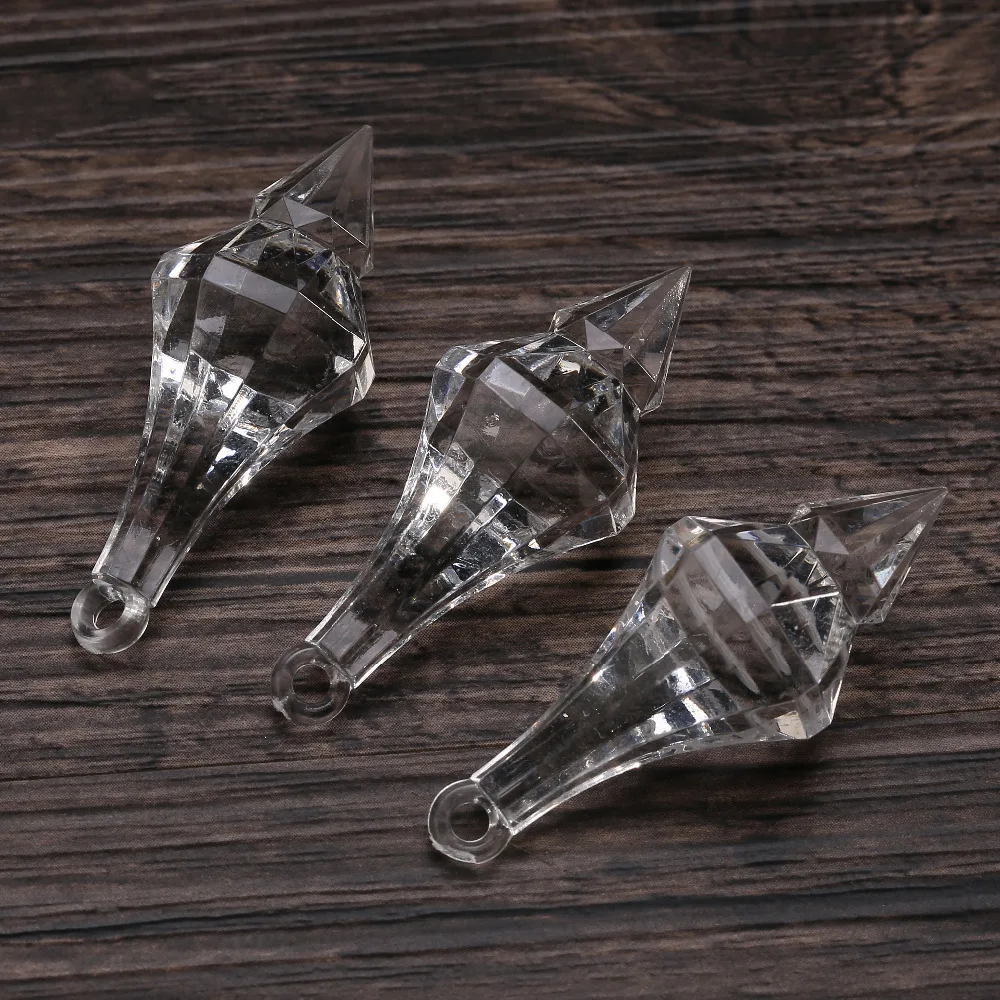 10 шт. прозрачные кристаллы для украшения свадьбы | Дом и сад
