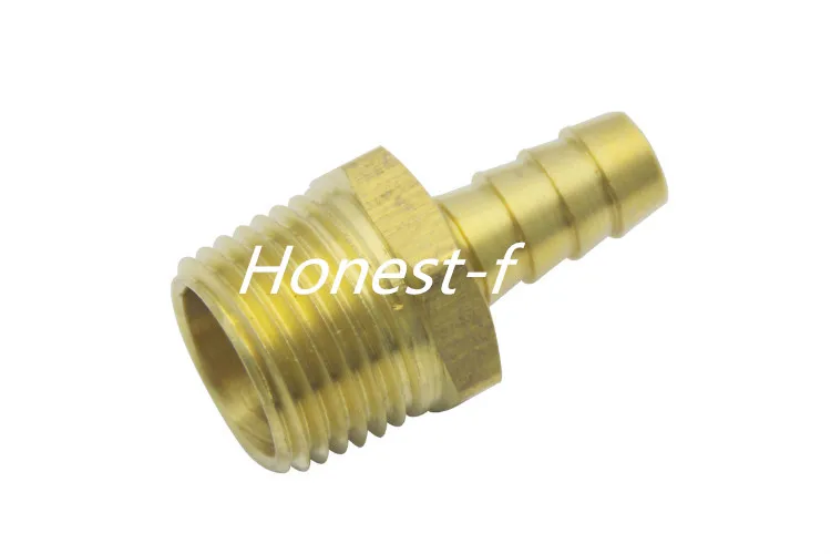 

Brass BSP Barbed Fitting Coupler / Connector 1/2" Male BSPP x 3/8"(10mm)Hose Barb Fuel Gas