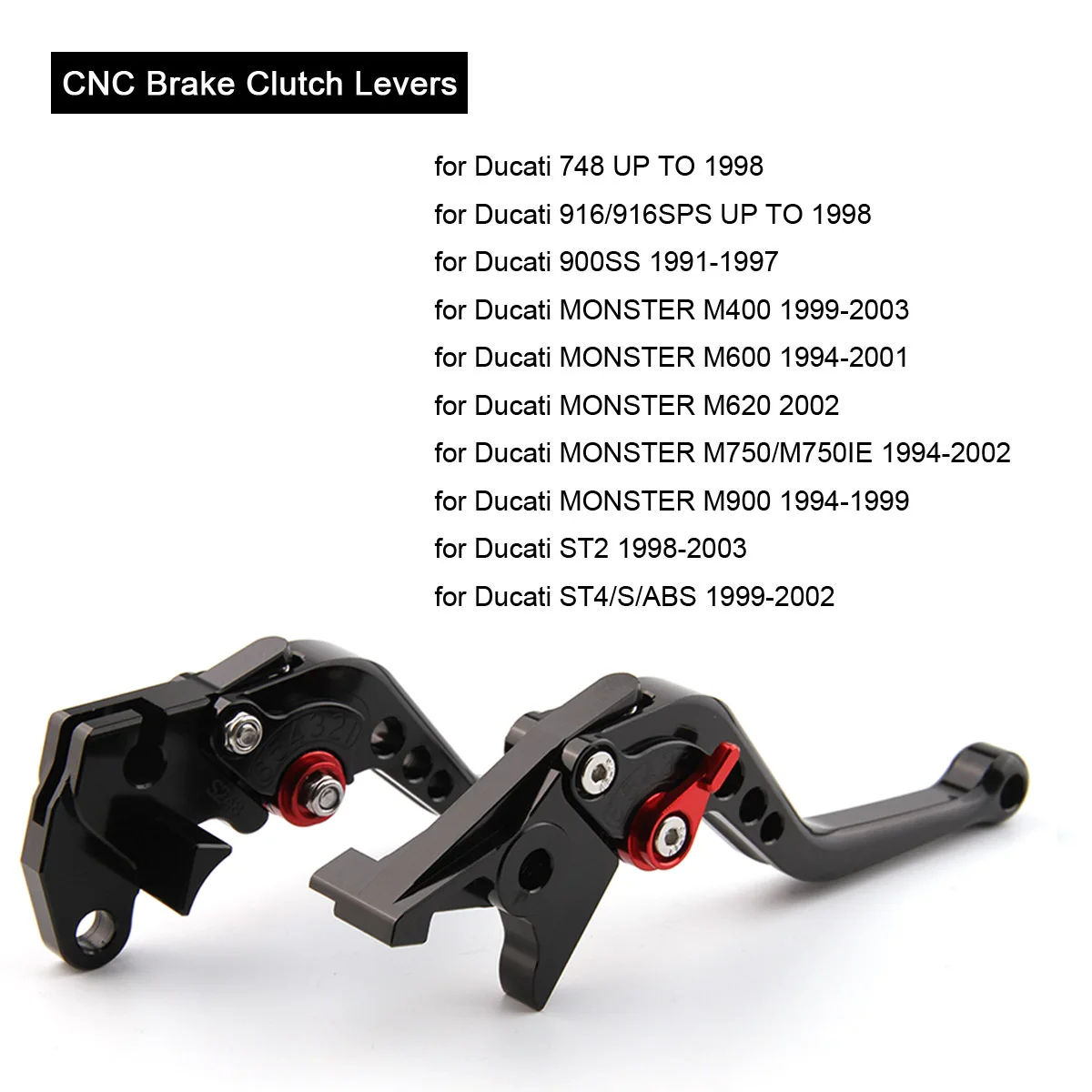 Для Ducati Monster M400 M600 M620 M750 M900 CNC рычаги Тормозная система сцепления 748 916 900SS ST2 ST4 ручка