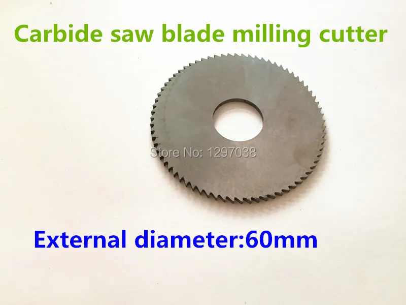 

1pcs Solid carbide Saw blade Milling cutter 40/50/60mm thickness 13/16mm Inner hole 72T