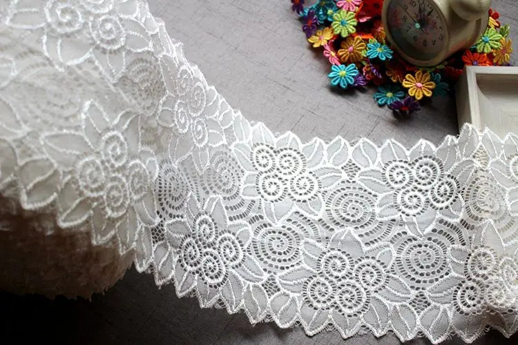 5 ярдов/партия новая мода эластичная кружевная отделка для одежды аксессуары