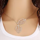 Женское Ожерелье, модное ожерелье с 2 линиями