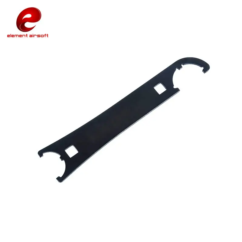Элемент сделал Тактический Airsoft Баррель Гайка Ключ Винтовка Гора черный EX331|barrel nut