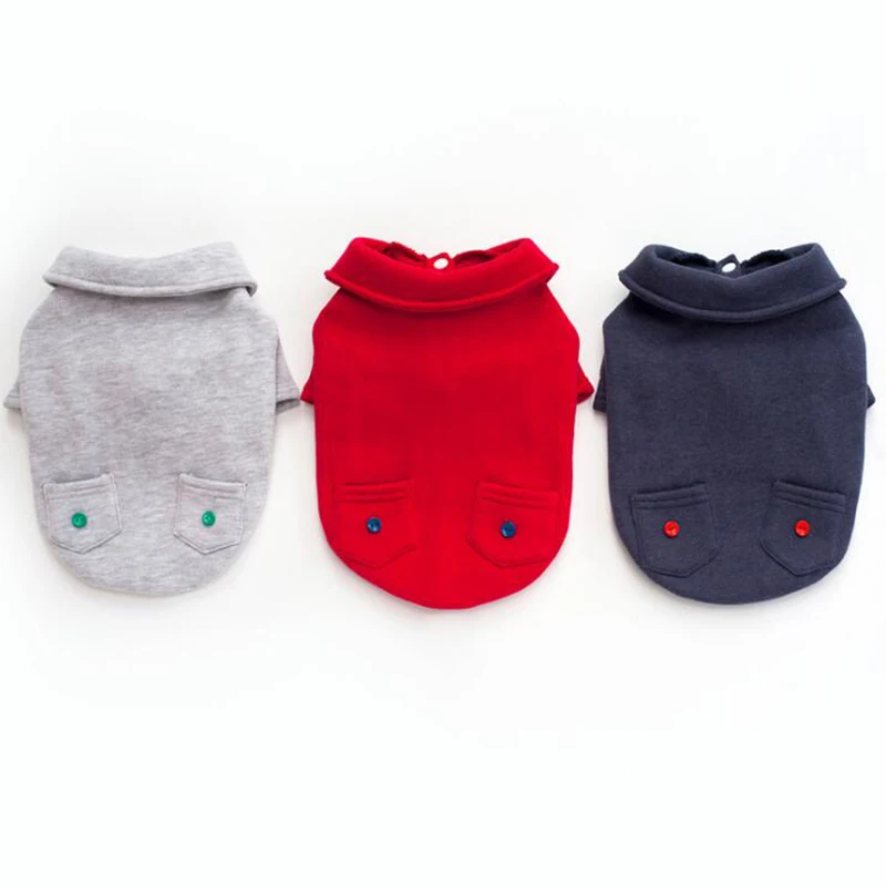 Толстовка с капюшоном для собак sudadera perro одежда щенков отворотами bluza dla psa