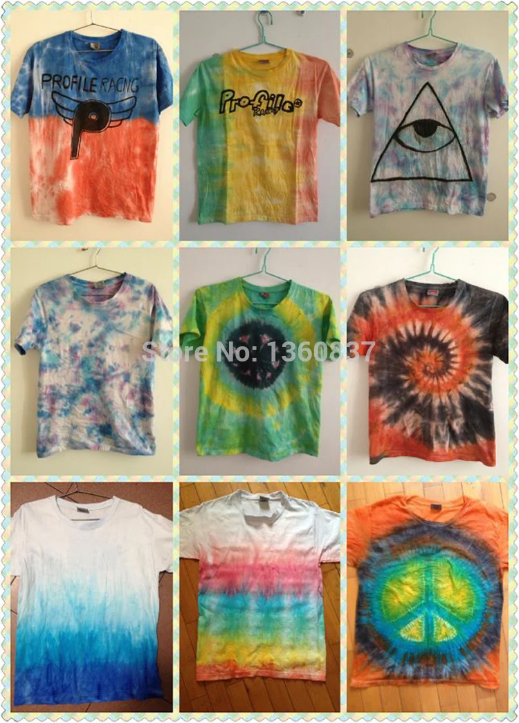 Tie-dye DIY краситель одежды для можно использовать в холодной воде непосредственно