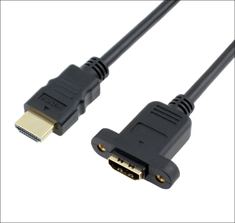 1 4 V 3D HDMI-compatibl-кабель для мужчин и женщин M/F линии Панель крепление 1080P