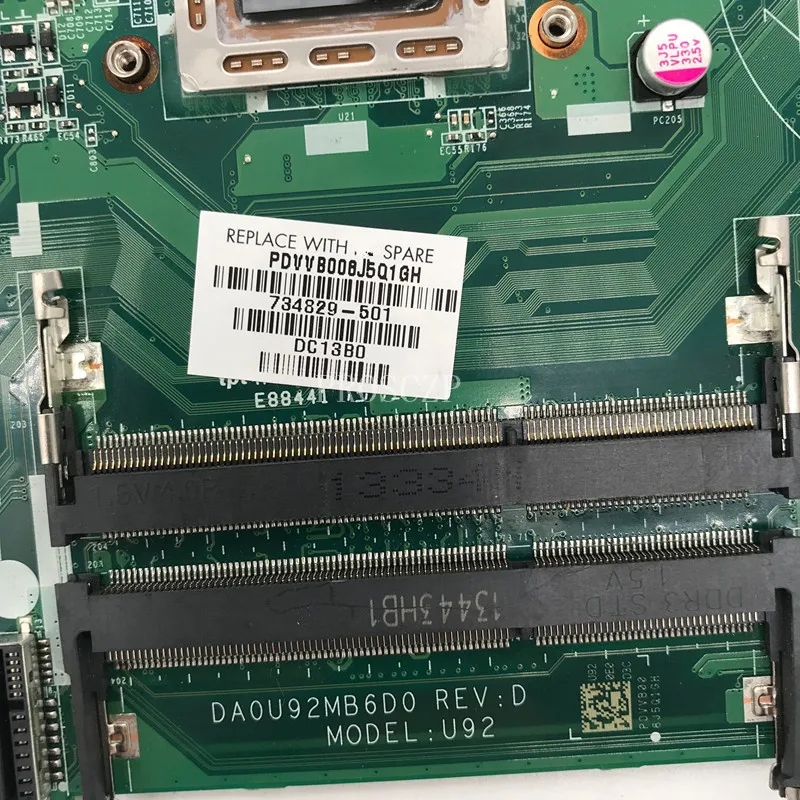 734829-001 734829-501 732096-001 Высококачественная материнская плата 15-N 15-N013DX для ноутбука