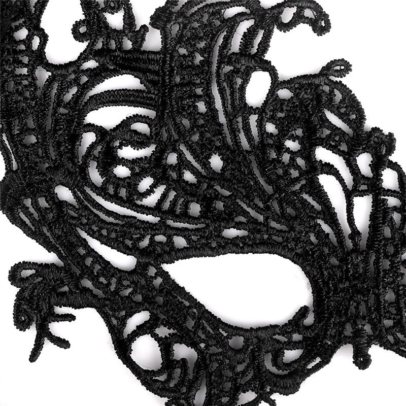 10pcs/lot Halloween Mask Black Sexy Lady Lace Cutout Eye Deguisement Cosplay Party Masquerade s|lace mask|lady lace maskmasquerade masks |